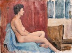 GEORGE WEISSBORT (1928 - 2013)SEVEN VARIOUS FEMALE NUDES, board. All 12ins x 15.5ins (30cm x 39cm)