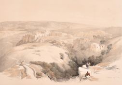 David Roberts, 'Bethlehem', a 19th Century hand coloured lithograph, along with 3 further hand