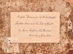 An Album of 'Sepia Drawings of the Southampton Neighbourhood and the Isle of Wight', by Anna