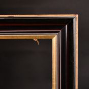 A modern moulded frame, rebate size 16