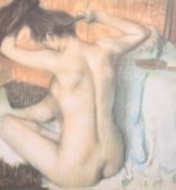 AFTER DEGAS.TWO NUDE STUDIES.