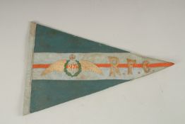 A 1920'S R.F.C. PENNANT.
