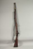 AN 1855 PATTERN NAVAL PERCUSSION MUSKET, stamped 1860 ENFIELD.