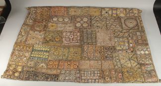 A KASHMIR TEXTILE. 70cms x 105cms.