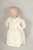 A KAMMER & REINHARDT, GERMAN, CIRCA. 1909, BISQUE HEADED BABY DOLL, impressed 36, K STAR R 100,