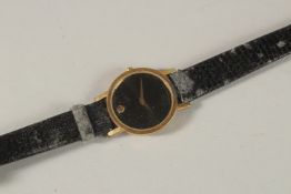 A LADIES' MOVADO WRISTWATCH.