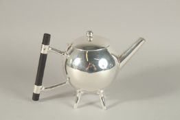 A CHRISTOPHER DRESSER DESIGN BALL TEAPOT.