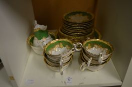 A part tea service.