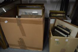 Large collection of paintings, prints, engravings etc.