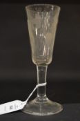 A 19th century English small ale glass.