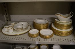 A quantity of Coalport Elite dinnerware.