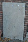 A large piece of rectangular shaped marble, 120cm x 70cm.