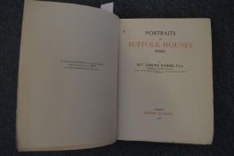 E Farrer, portraits in Suffolk houses, 4to, limited edition book no:235/400, published by L