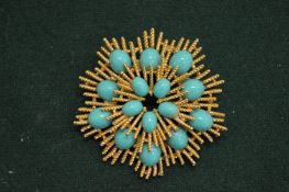 A decorative brooch.