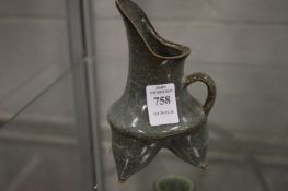 A Chinese small crackle glaze ewer.