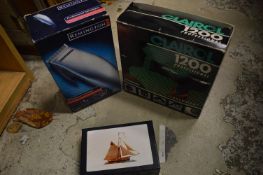 A set of hair clippers and other items.