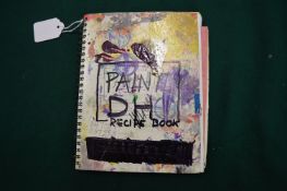 A paint recipe book, possibly by Damien Hirst.