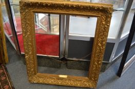 A 19th century gilt composition frame, rebate size 54.5cm x 46cm.