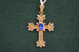 A decorative crucifix.