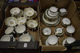 Various part services to include a quantity of Royal Worcester Connaught tea and dinnerware.