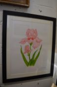 Peter Arnold, study of an exotic plant, watercolour, signed.