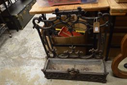 Cast iron stick stand.