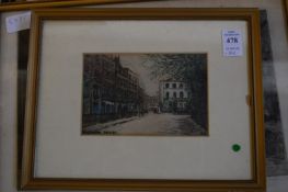 Gertrude Keeling, Kensington Square, colour engraving together with three others by the same hand