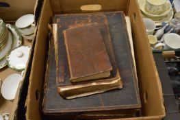 Family bible and two other books.