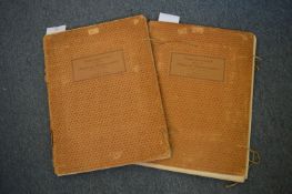 Two cloth bound plate books depicting portrait miniatures.