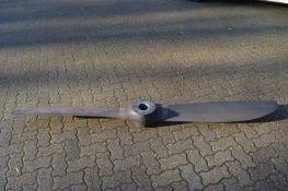 Aviation interest, an early 20th century twin blade propeller, circa 1917, made for a Hispano-