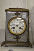Decorative mantel clock.