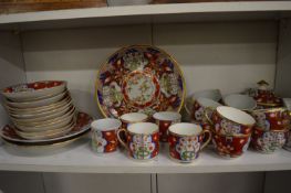 Part tea and coffee service decorated in the Chinese style.