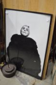 Karen Blixen advertising poster, framed and glazed.