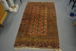 Persian Bokhara style rug, 183cm x 107cm.