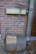 An old garden roller.