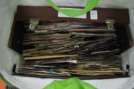 A quantity of single records.