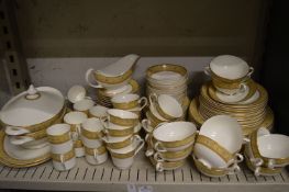 Large quantity of Royal Doulton Woodside dinnerware.