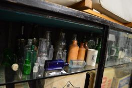 Large quantity of old bottles and jars etc.