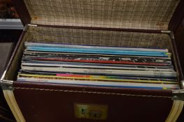 A quantity of video discs.