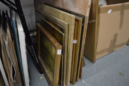 Victor Mathias, group of six oil paintings together with various other oil paintings.