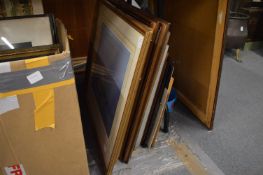 Various paintings and prints.