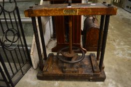 A book press.