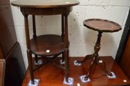 Two occasional tables.