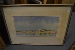 Bob McKay, Bosham Harbour, watercolour and a group of other watercolours depicting rural