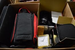 Various camera lenses etc.