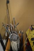 Old golf clubs etc.
