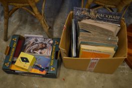 Art related books and other items.