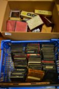 A quantity of magic lantern slides.
