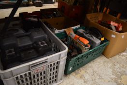 A large quantity of tools.