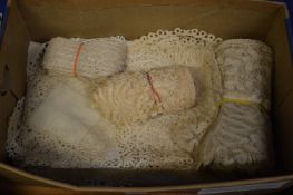 Lace napkins and other items to include a table runner.